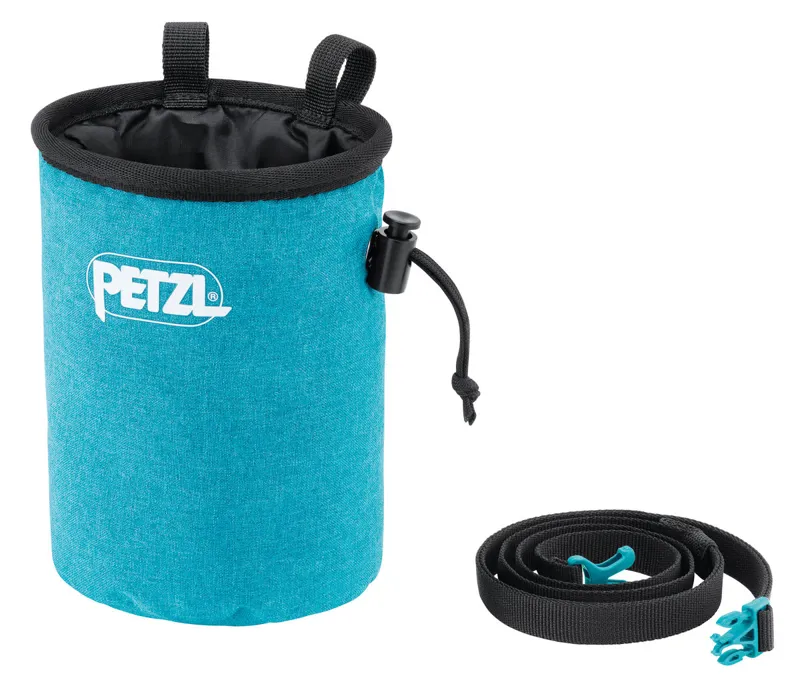 Petzl Bandi Chalk Bag in Turquoise